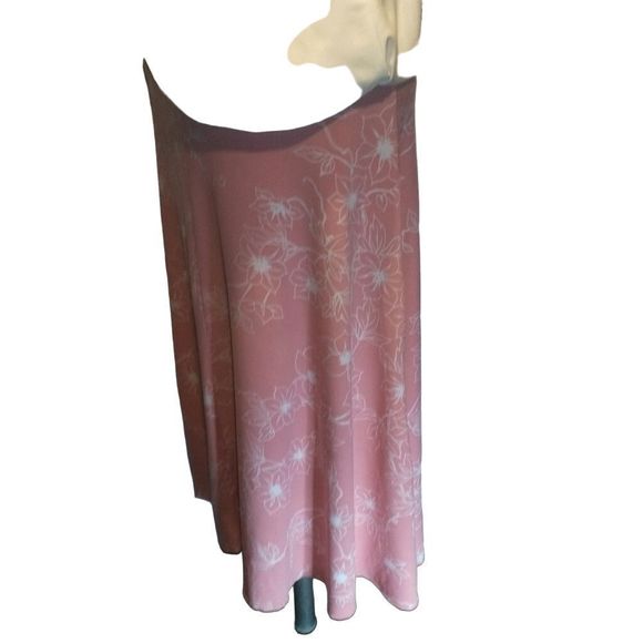 Pink & White Knee Length Smart Set Skirt - Picture 6 of 9